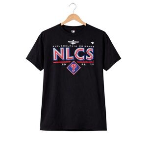 Philadelphia Phillies NLCS 2022 Postseason Fanatics MLB Graphic T-Shirt Black